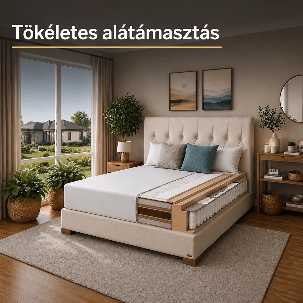 Cardo matrac Miskolc modern hálószobában