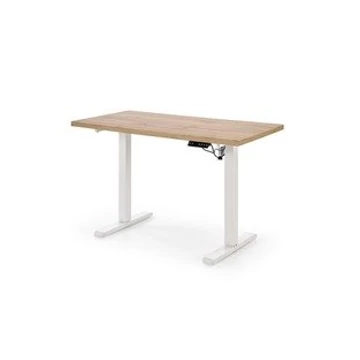 B/54 íróasztal with adjustable height, top - artisan tölgy, frame - fehér — produktív munkanapok