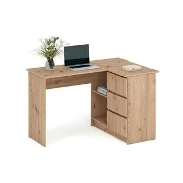 BEGA íróasztal, artisan tölgy — produktív munkanapok